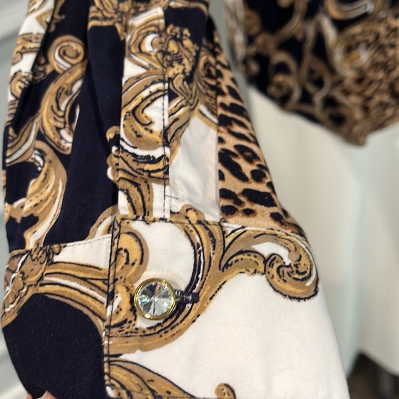 Chico’s Rhinestone Buttons Blouse - Picture 5 of 13